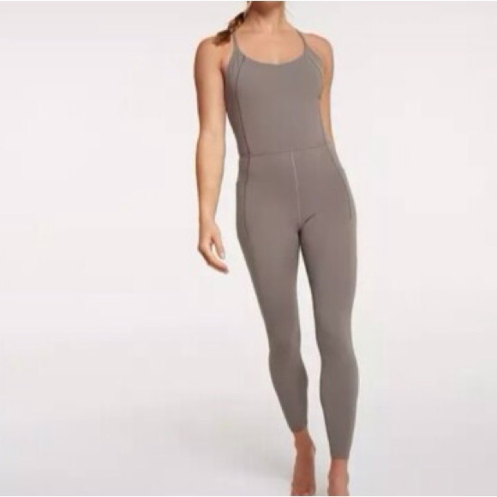 Calia By Carrie Underwood Womn S Dark Grey Inspire Adjustable Strap Bodysuit NWT